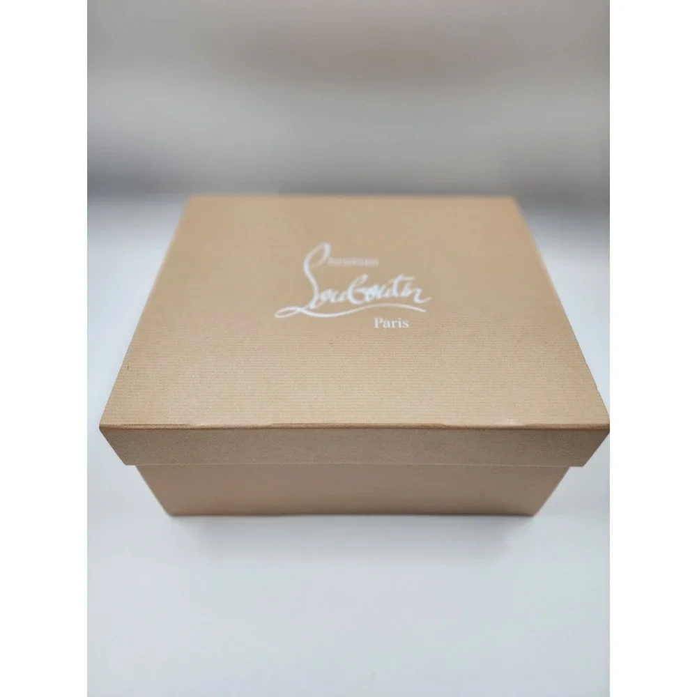 Christian Louboutin Empty Shoe Box Tan Kraft Paper Replacement Luxury Storage